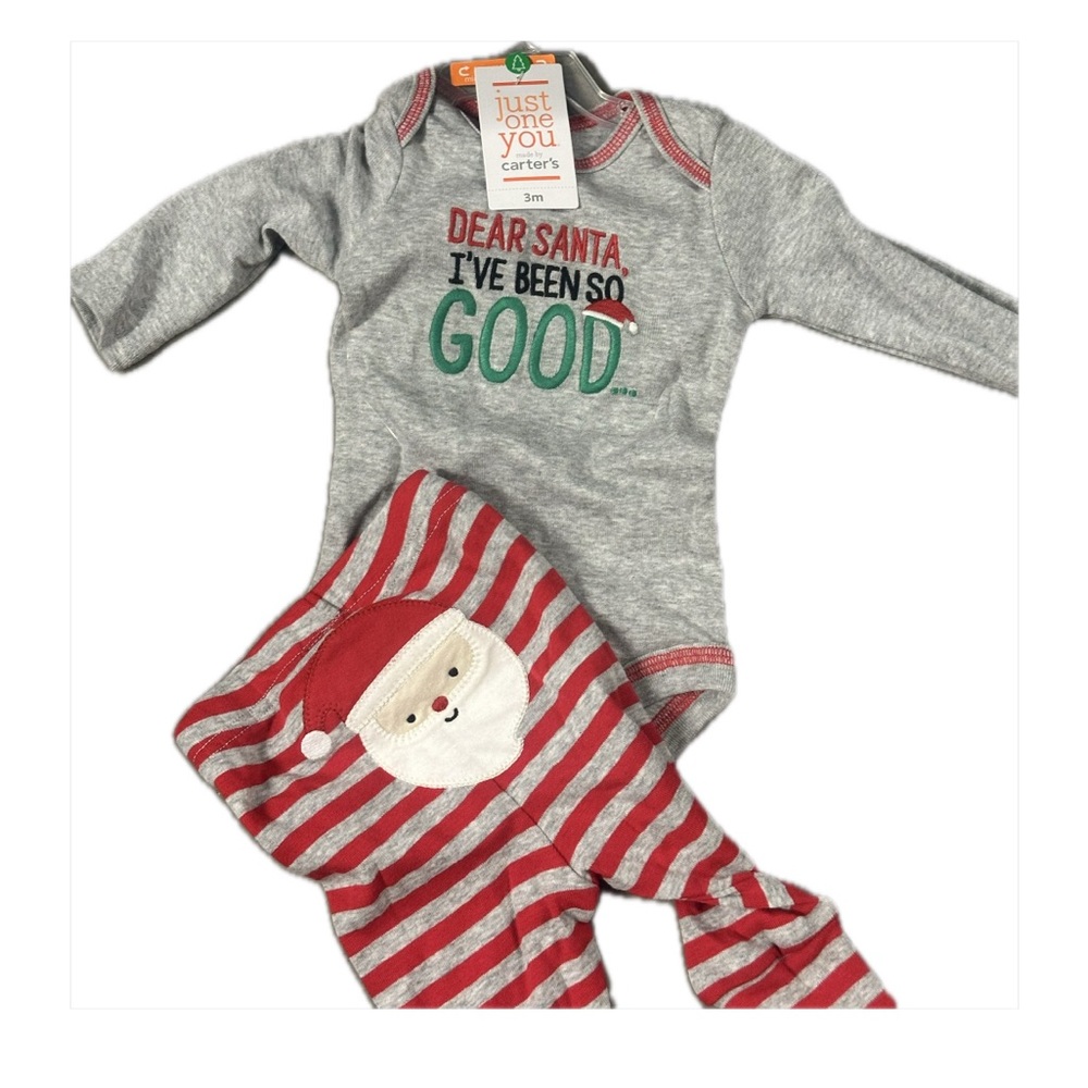 NWT 3 Month Carters Christmas 2 Piece